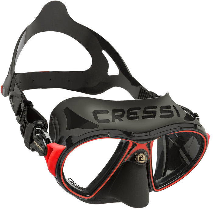 Cressi Zeus Diving Mask – Ultra Low Volume, Frameless Design with FOG STOP System
