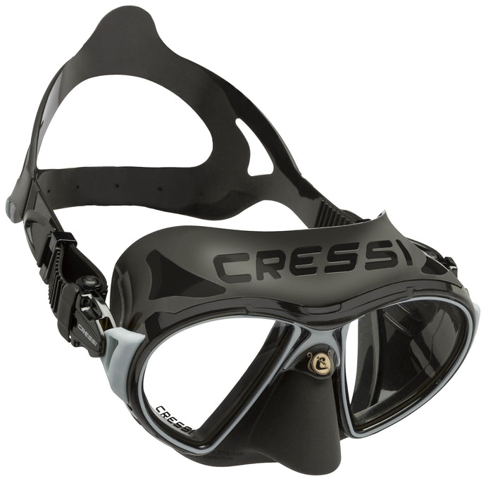 Cressi Zeus Diving Mask – Ultra Low Volume, Frameless Design with FOG STOP System