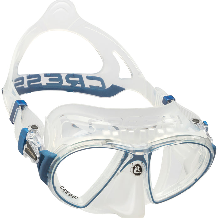 Cressi Zeus Diving Mask – Ultra Low Volume, Frameless Design with FOG STOP System
