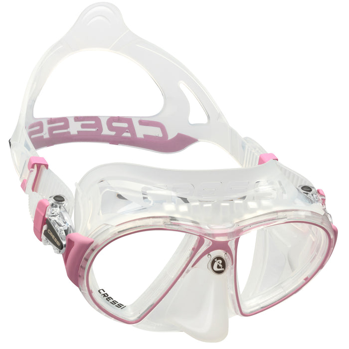 Cressi Zeus Diving Mask – Ultra Low Volume, Frameless Design with FOG STOP System
