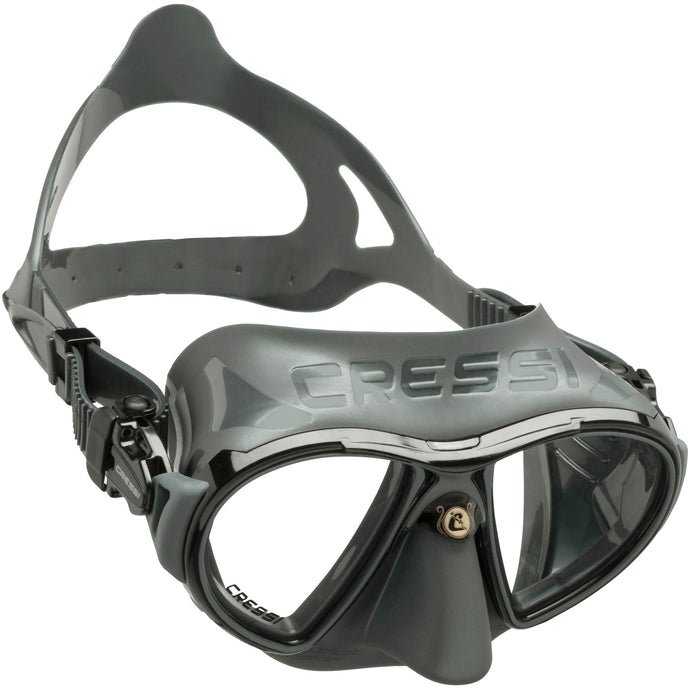 Cressi Zeus Diving Mask – Ultra Low Volume, Frameless Design with FOG STOP System