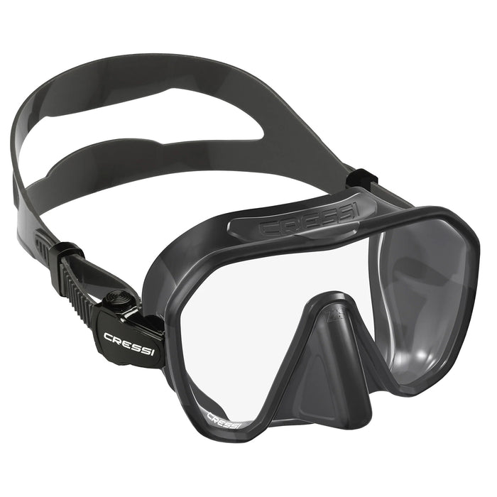 Cressi Z2S Frameless Dive Mask: Compact Design for Narrow Faces with Wide Field of View