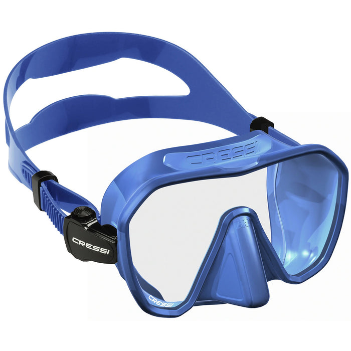 Cressi Z2S Frameless Dive Mask: Compact Design for Narrow Faces with Wide Field of View