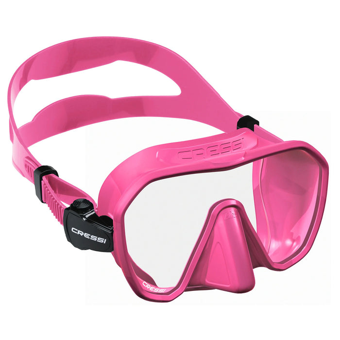 Cressi Z2S Frameless Dive Mask: Compact Design for Narrow Faces with Wide Field of View