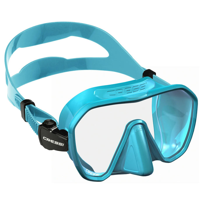 Cressi Z2S Frameless Dive Mask: Compact Design for Narrow Faces with Wide Field of View