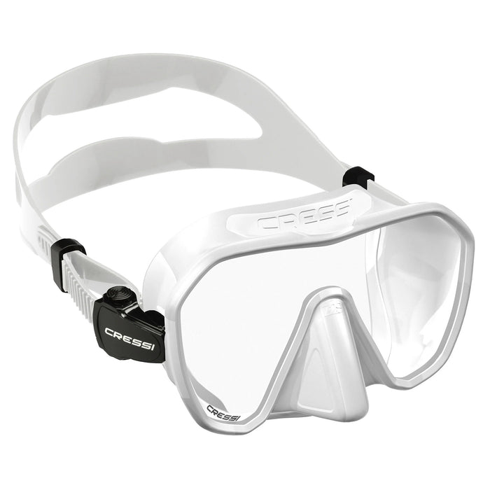 Cressi Z2S Frameless Dive Mask: Compact Design for Narrow Faces with Wide Field of View