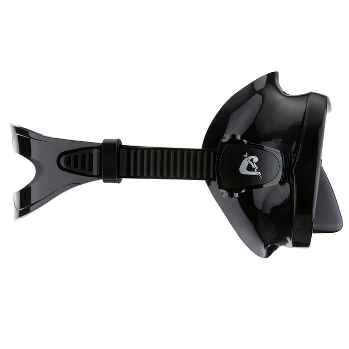 Cressi F-Dual Mask - Single Lens Frameless Scuba Mask for Good Visibility