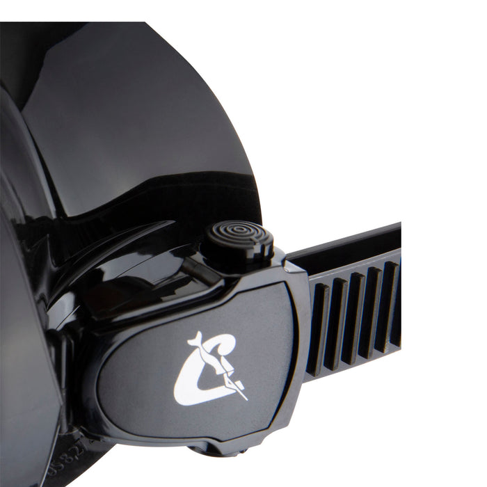 Cressi F-Dual Mask - Single Lens Frameless Scuba Mask for Good Visibility