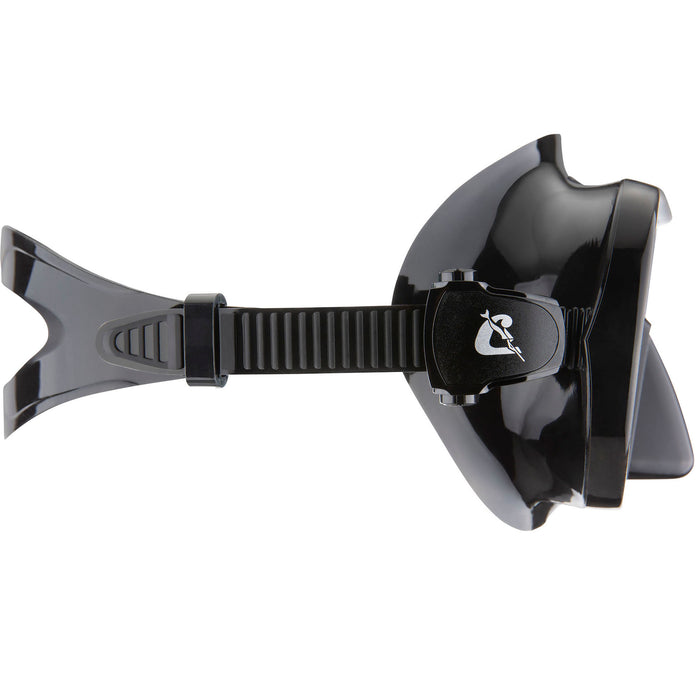 Cressi F-Dual Mask - Single Lens Frameless Scuba Mask for Good Visibility