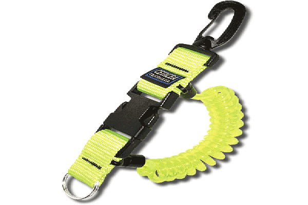 Cetacea BC Clip 36" Coil-Lanyard w/ Split-Ring