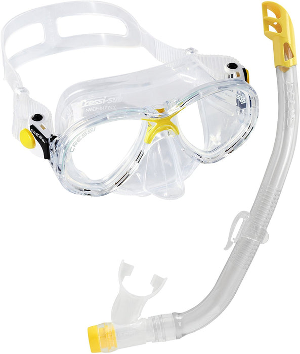 Cressi Marea VIP Jr. Mask w/ Top Snorkel Combo