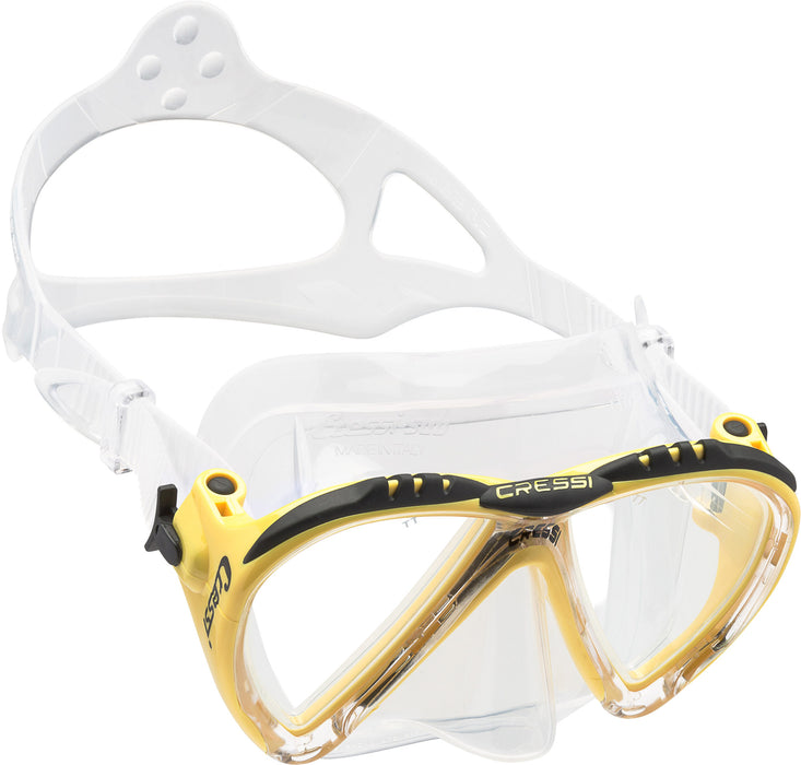 Cressi LINCE, Adult Scuba Diving, Snorkeling, and Freediving Mask - Cressi: 100% Made in Italy Since 1946