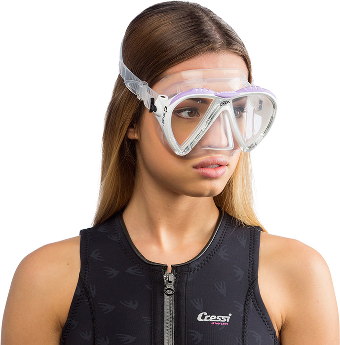 Cressi LINCE, Adult Scuba Diving, Snorkeling, and Freediving Mask - Cressi: 100% Made in Italy Since 1946