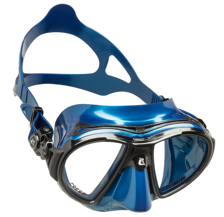 Cressi Air Dual Lens Low Volume Scuba Diving Mask - Ergonomic Design Made with Top Quality Silicone