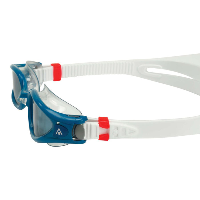 Aqua Sphere Kaiman Exo Smoke Lens Swim Goggles, Transparent/Petrol