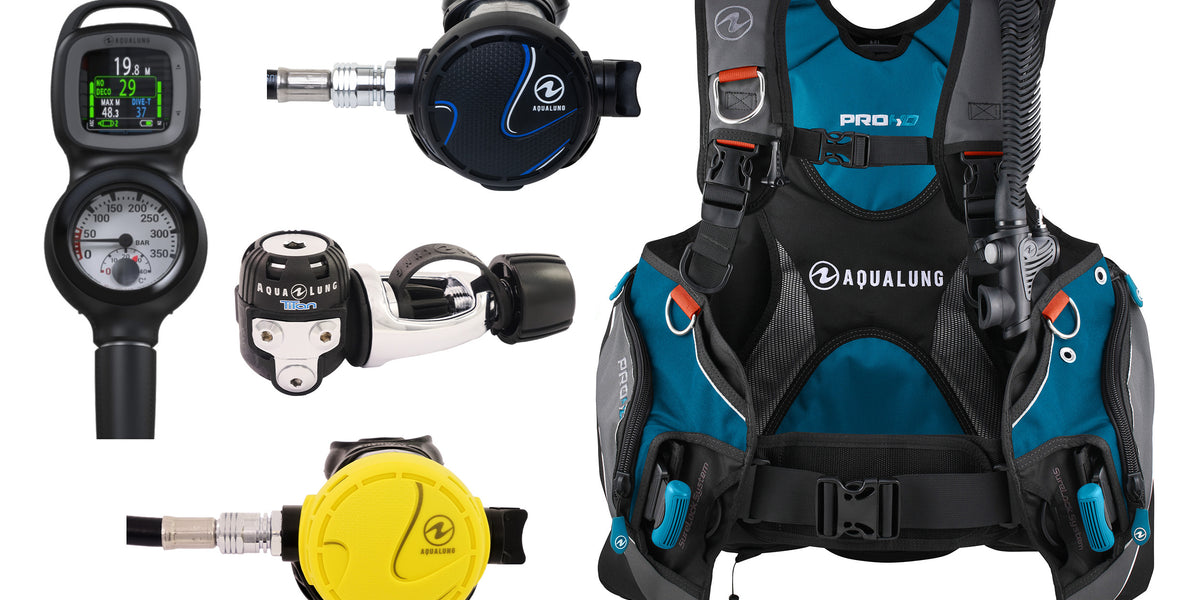 Aqua Lung Scuba Diving Essential Package - PROHD BCD, Titan