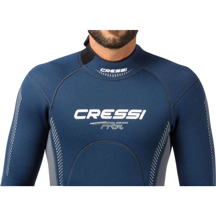 Cressi Fast 3mm Man, Blue/Grey