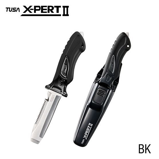 Tusa X-Pert II Blunt Tip Dive Knife Made from High Quality 420 Stainless Steel