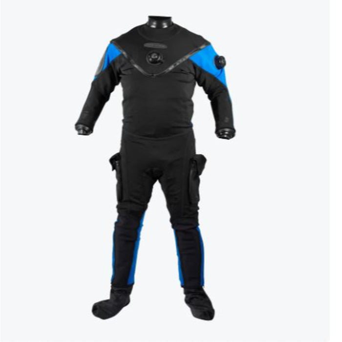 Whites Drywear Fusion Bullet Bear Dive Super-Stretch Neoprene 2 Pockets Drysuit