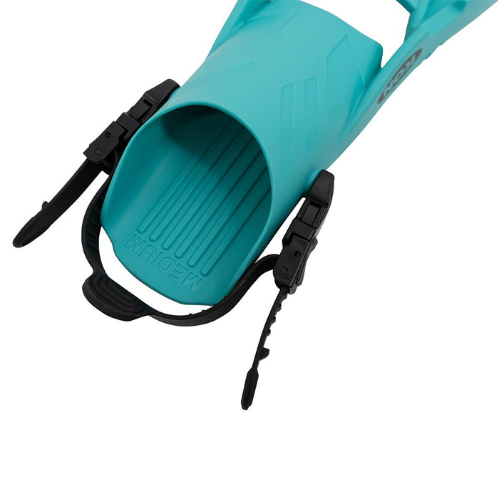 Genesis Icon Open Heel Scuba Diving Fins with TPR Heel Strap and Technical Polymer Compound Blade