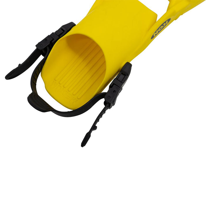 Genesis Icon Open Heel Scuba Diving Fins with TPR Heel Strap and Technical Polymer Compound Blade