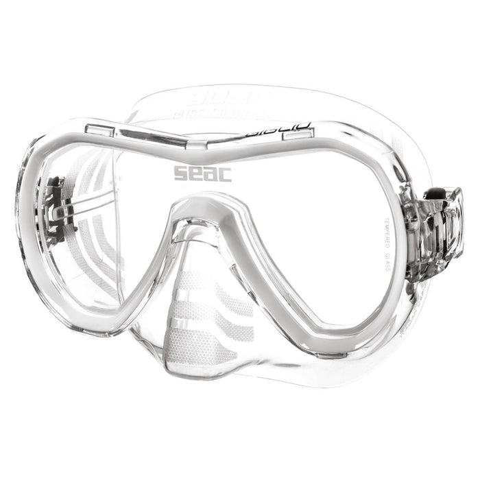 SEAC Giglio Snorkeling and Swimming Soft Silicon Mask, Single Lens