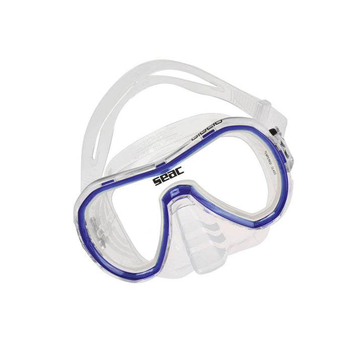 SEAC Giglio Snorkeling and Swimming Soft Silicon Mask, Single Lens