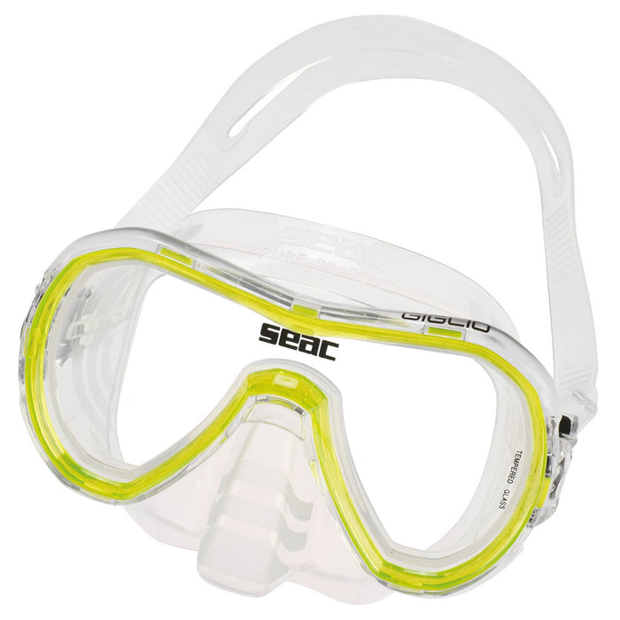 SEAC Giglio Snorkeling and Swimming Soft Silicon Mask, Single Lens