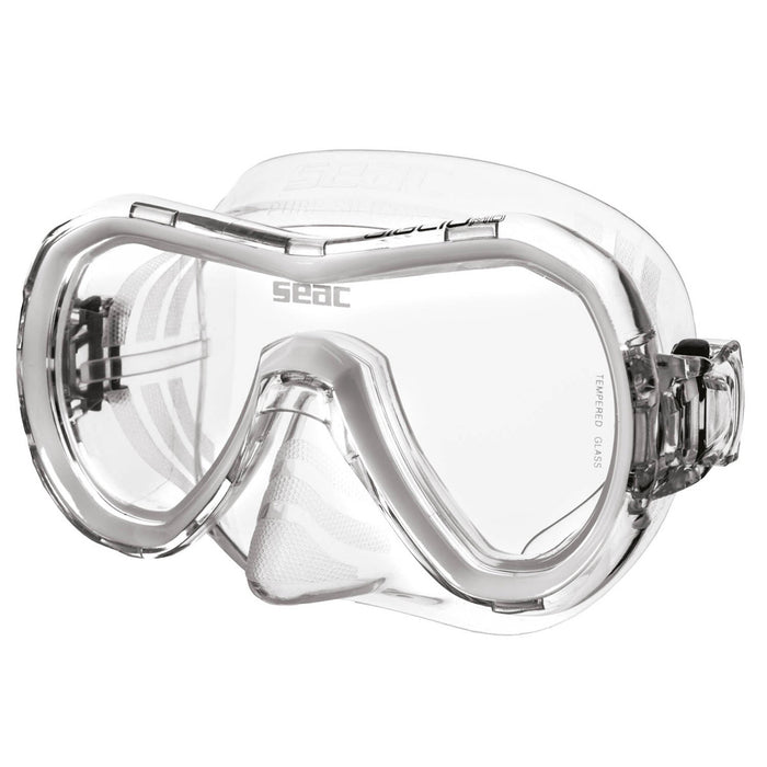 SEAC Giglio Snorkeling and Swimming Soft Silicon Mask, Single Lens