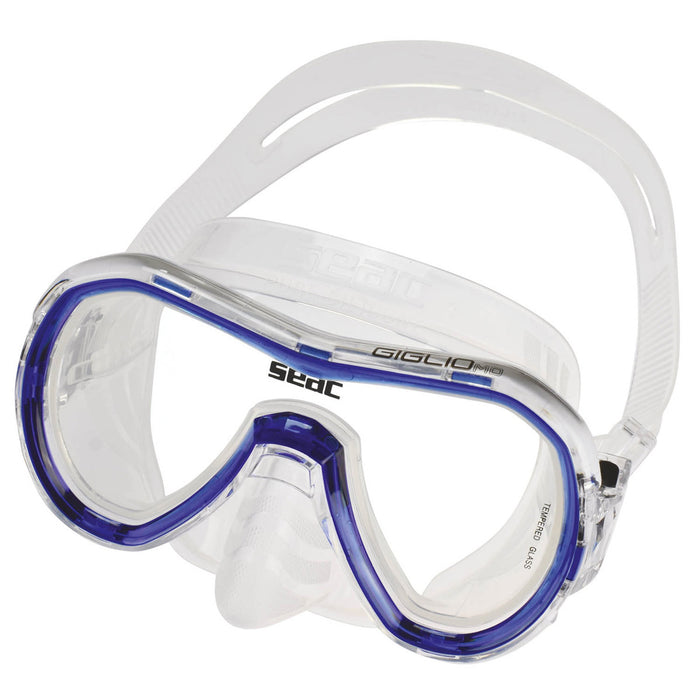 SEAC Giglio Snorkeling and Swimming Soft Silicon Mask, Single Lens