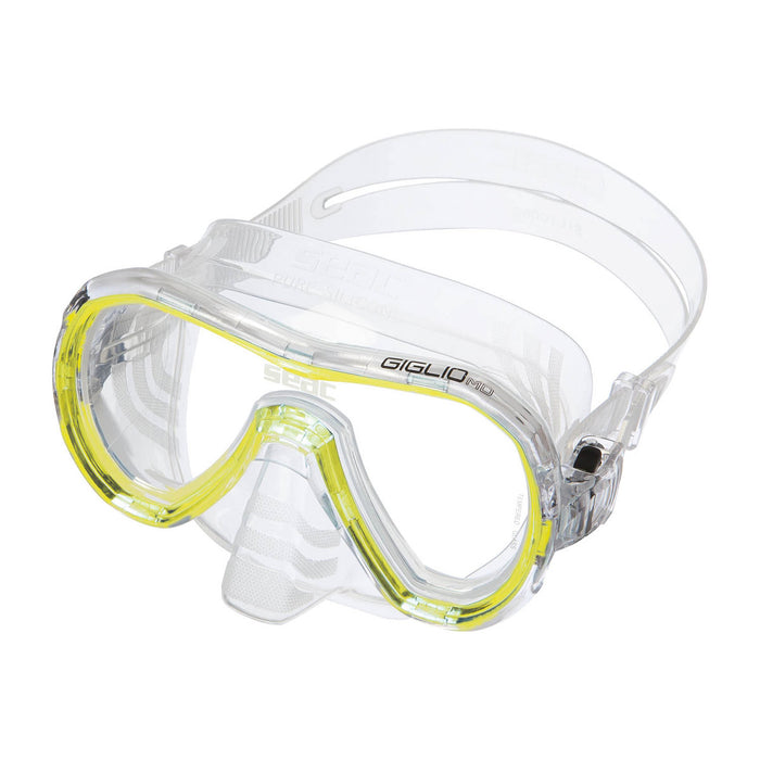 SEAC Giglio Snorkeling and Swimming Soft Silicon Mask, Single Lens