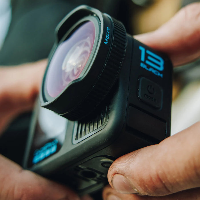 GoPro Macro Lens Mod – HB-Series Variable Close-Focus Wide Angle Lens for HERO13 Black