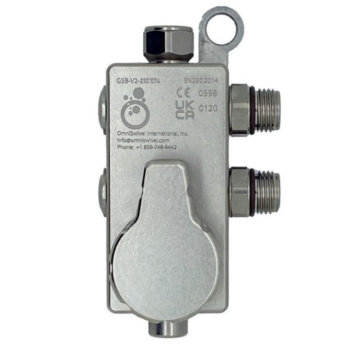 OmniSwivel Gas Switch Block V2 – Convertible Left or Right Hand