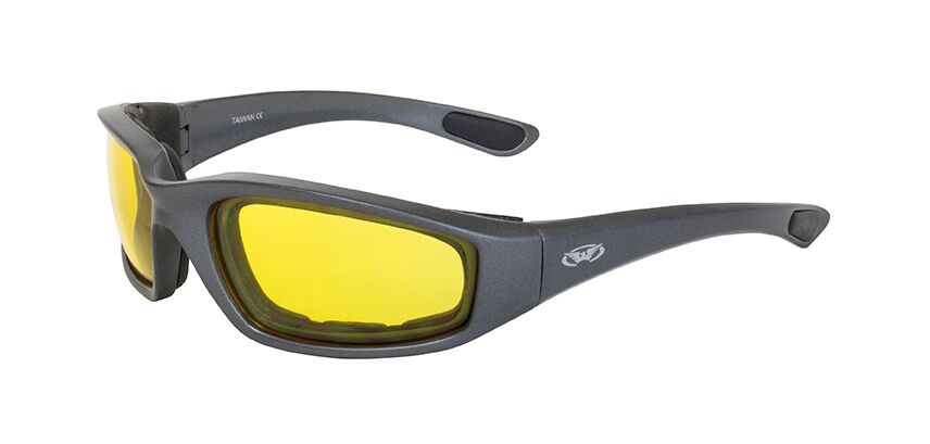 Global Vision Kickback Foam Padded Motorcycle Sunglasses