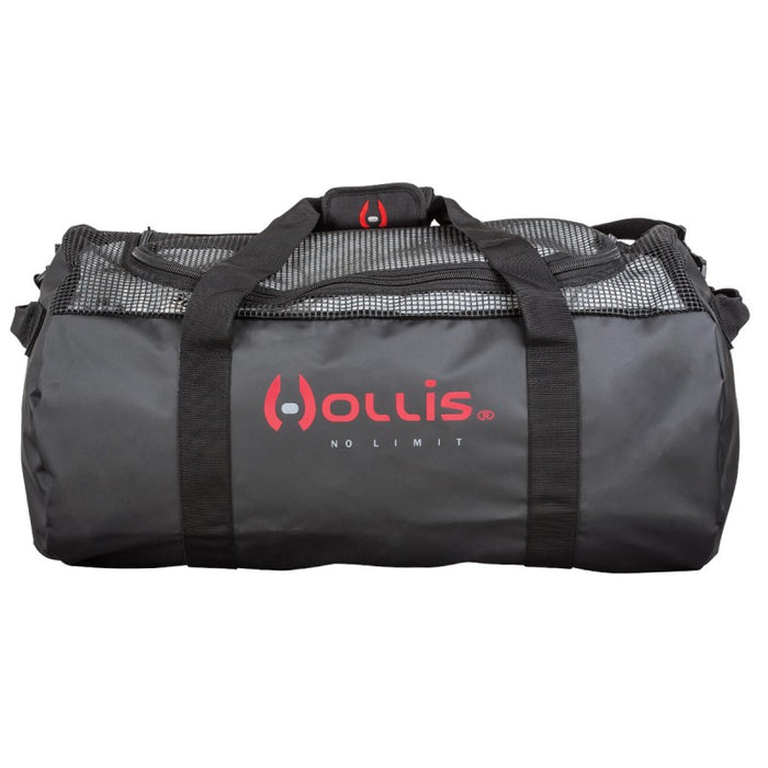 Hollis Mesh Duffle Bag for Scuba Diving and Snorkeling with D-Zip Main Compartment