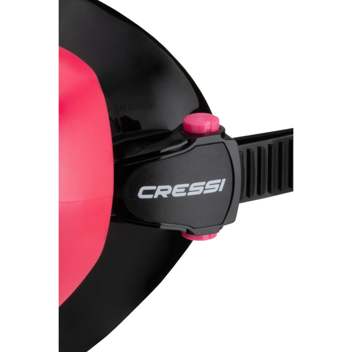 Cressi Honey Women's Dive Mask, UV 420 Blue/Orange Lens