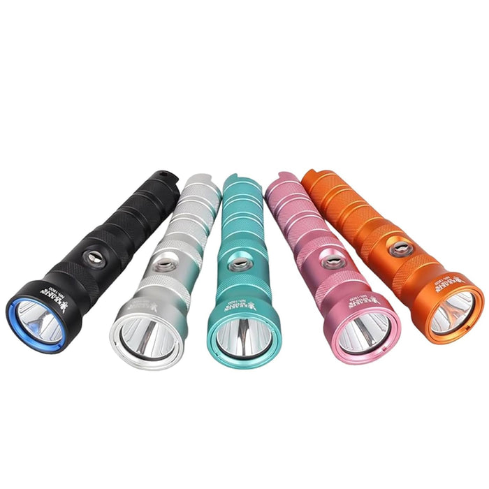 Kraken Sports NR-1800 Dive Light: 1800 Lumens, 330ft Depth Rating, Color Options & Intensity Control