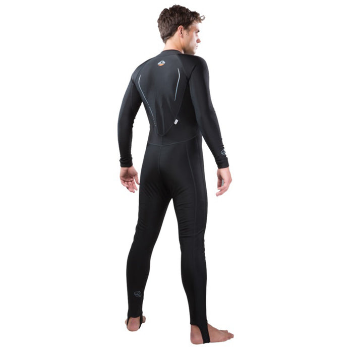 Lavacore Men's Front Zip Polytherm Full Suit - Lightweight, Windproof & Breathable with UPF 50+ Protection, Ideal for Warm Waters or Extra Warmth Under Wetsuits