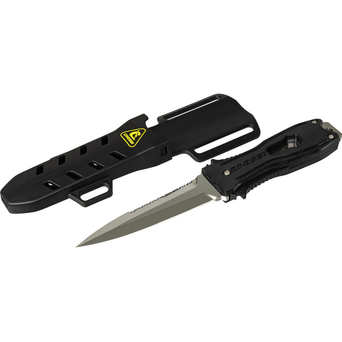 Cressi Lizard Multipurpose Professional Diver's Knife with Stainless Steel Blade