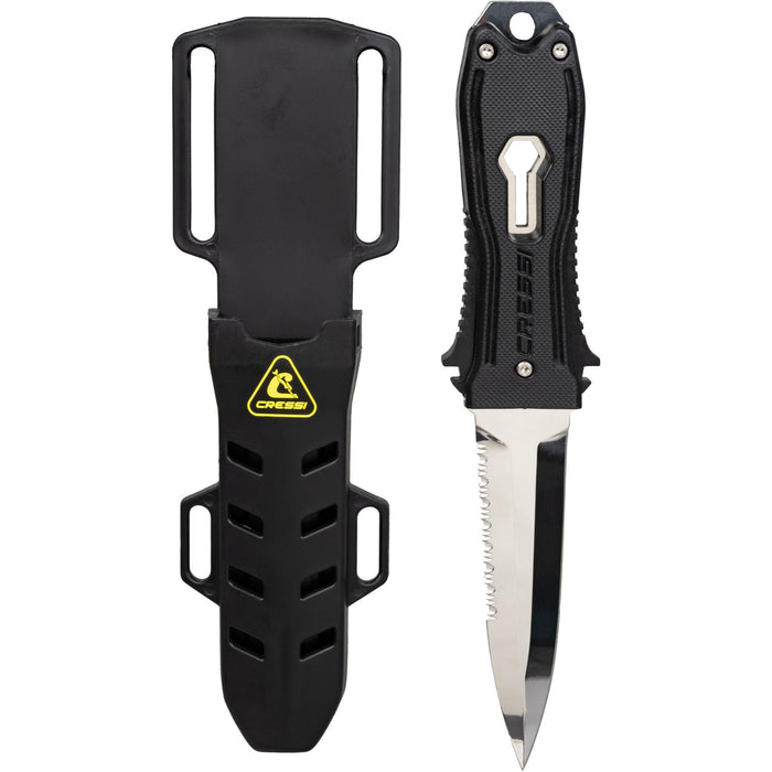 Cressi Lizard Multipurpose Professional Diver's Knife with Stainless Steel Blade