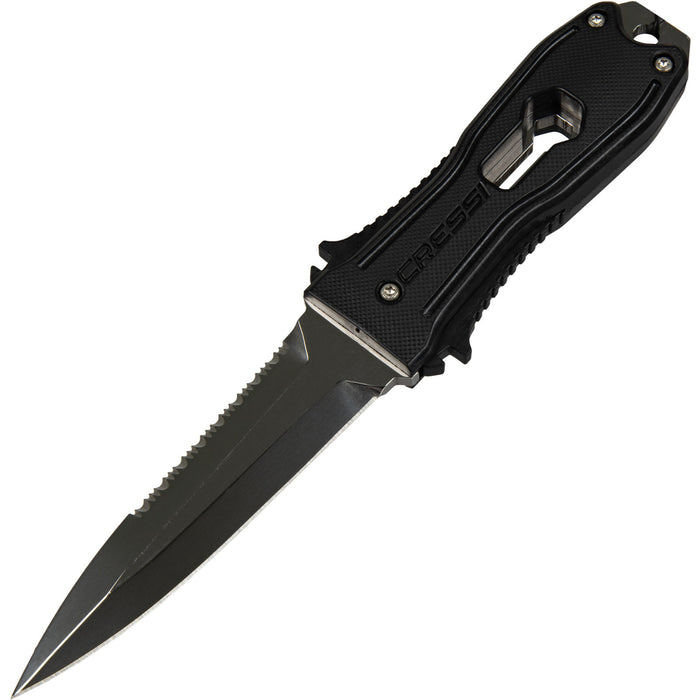 Cressi Lizard Multipurpose Professional Diver's Knife with Stainless Steel Blade