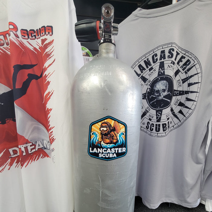 Dive into Style - Lancaster Scuba Center Sticker for Water Enthusiasts - Transfer Sticker