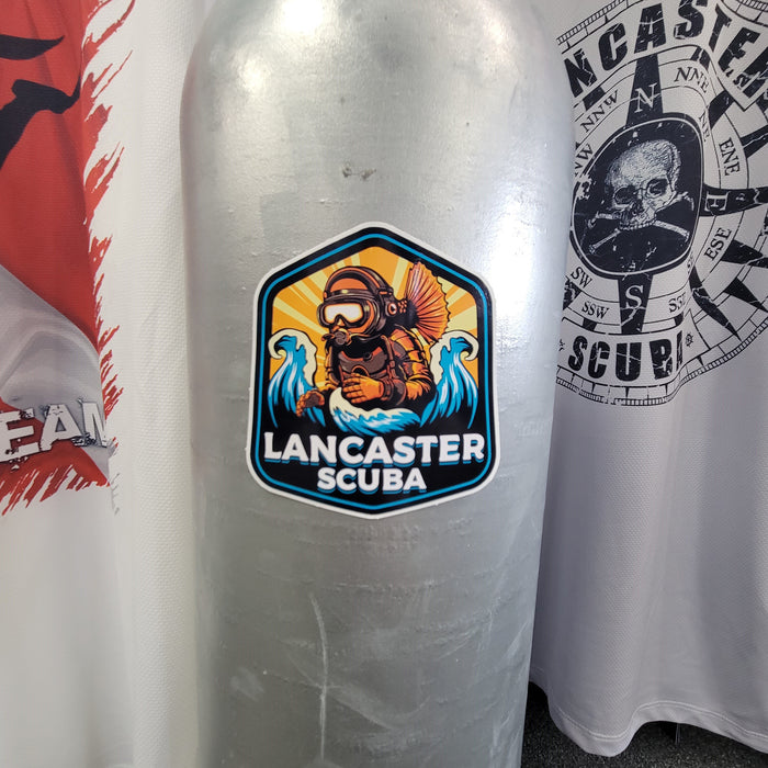 Dive into Style - Lancaster Scuba Center Sticker for Water Enthusiasts - Transfer Sticker