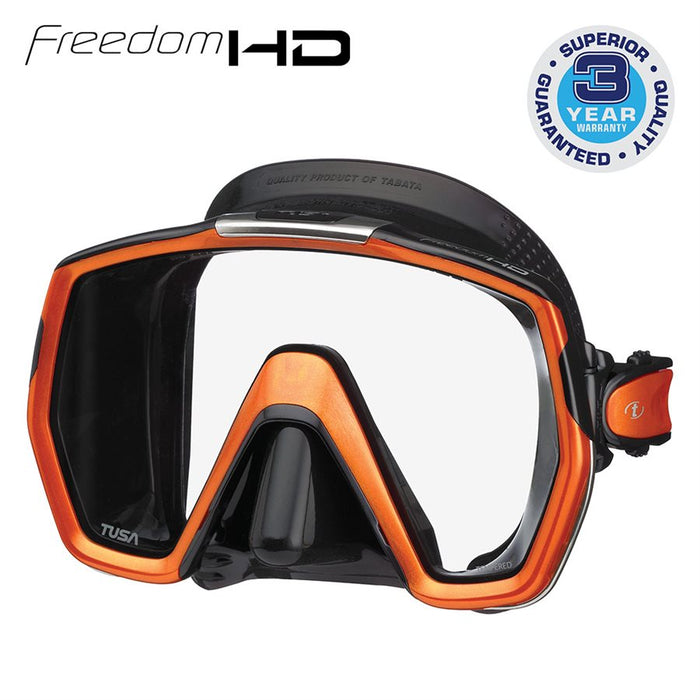 Tusa Freedom HD Scuba Diving Mask