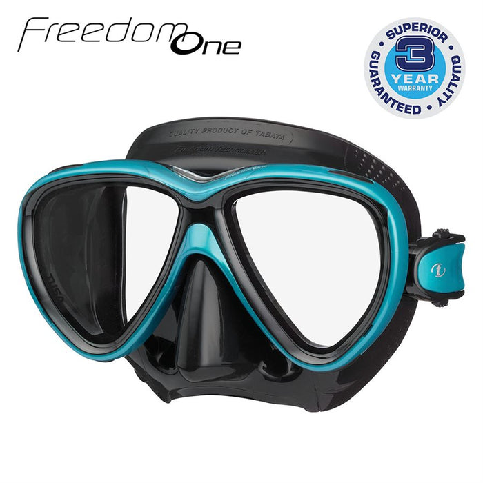 Tusa Freedom One Scuba Diving Mask for Superior Fit, Comfort & Performance