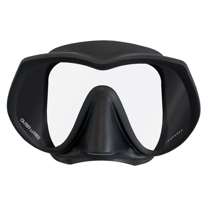 XS Scuba Highland Outer Limits Dive Mask, Black