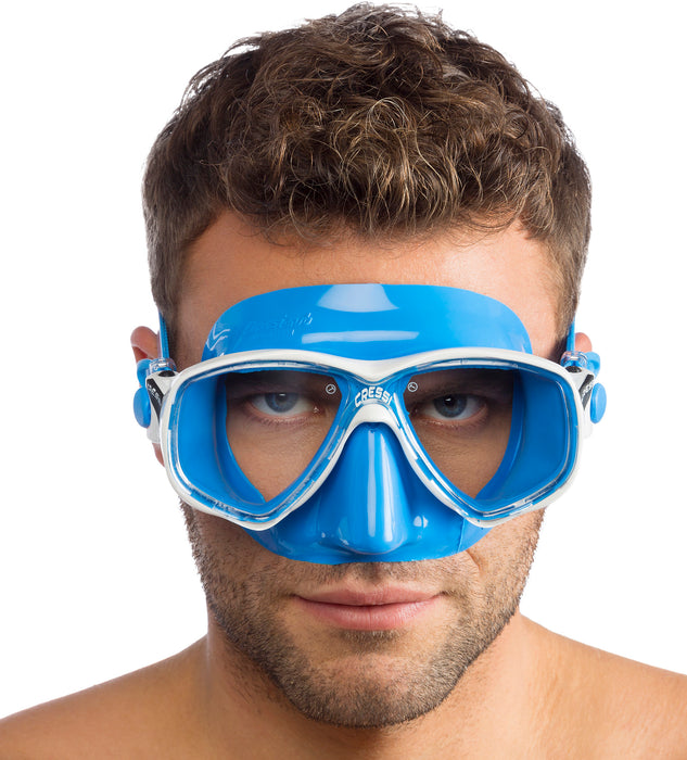 Cressi Marea Adult Small Inner Volume Mask for Scuba, Snorkeling