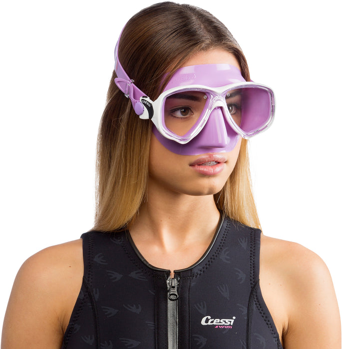 Cressi Marea Adult Small Inner Volume Mask for Scuba, Snorkeling