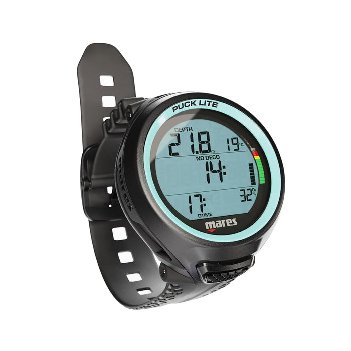 Mares Puck Lite Dive Computer – Air, Nitrox & Gauge Modes with Large Easy-Read Display