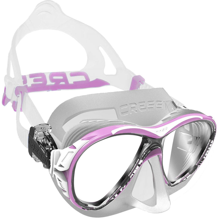 Cressi Naxos Mask - Compact Adult Scuba Diving Mask with Anti-Fog System